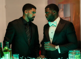 ‘Nemesis’: Courtney A. Kemp’s Stylish, Brutal, And Addictive Crime Drama Is Streaming On Netflix Matthew Law as Isaiah Stiles and Y’lan Noel as Coltrane Wilder in episode 103 of “Nemesis” on Netflix.