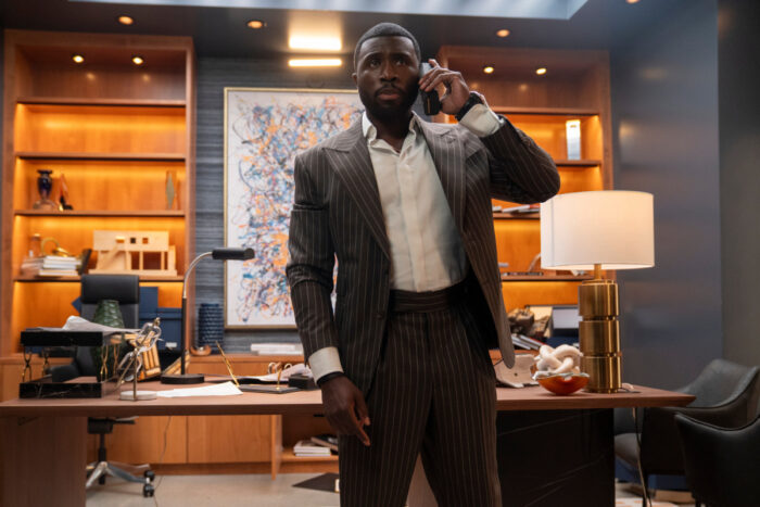 Y’lan Noel as Coltrane Wilder in episode 108 of “Nemesis” on Netflix