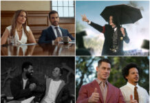Netflix June 2026: 19 New Shows And Movies To Watch Collage featuring Michael Jackson: The Verdict, Jennifer Lopez and Brett Goldstein in “Office Romance,” John Cena and Eric André in “Little Brother,” and key art from “Color Book” for Netflix June 2026 releases.