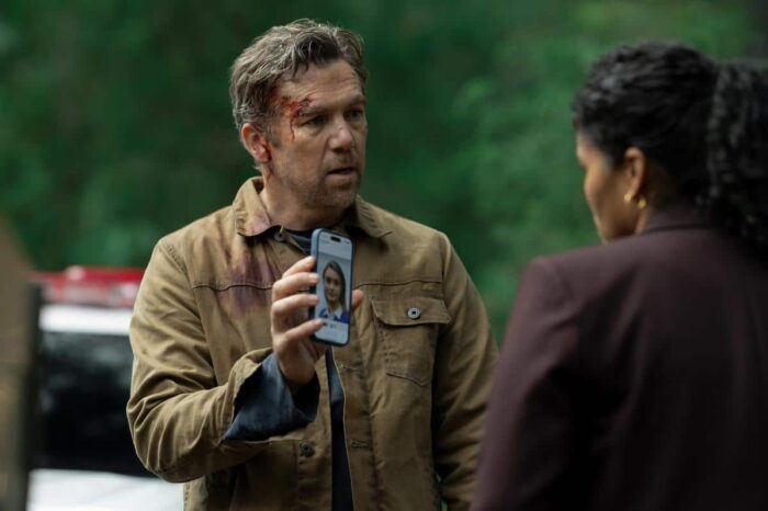 Patrick Brammall in the forthcoming Apple TV thriller.