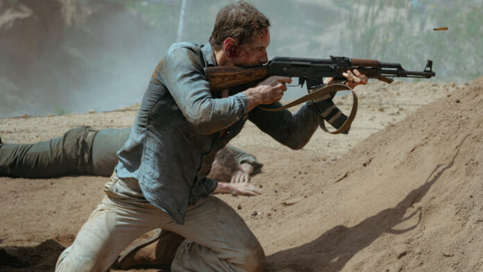 Michael Fassbender as Martian in The Agency, episode 10, season 2, streaming on Paramount+