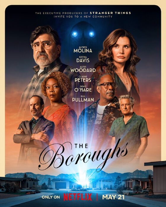 Key art for “The Boroughs” streaming on Netflix in 2026.