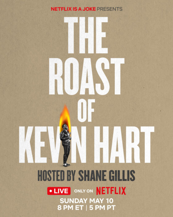 The Roast of Kevin Hart Netflix comedy special featuring Kevin Hart on stage