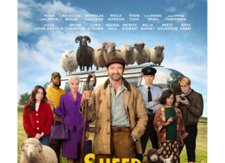 ‘The Sheep Detectives’ Is Now Playing In Theaters + PR Unboxing Official movie poster for “The Sheep Detectives” featuring Hugh Jackman and the sheep detective characters now playing in theaters