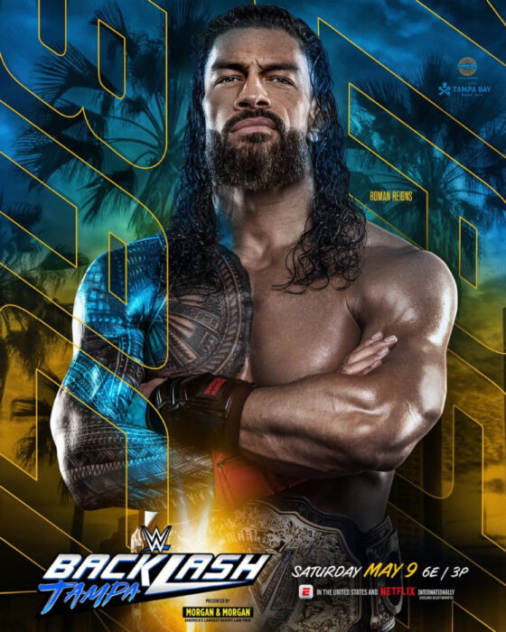 WWE Backlash 2026 live event featuring professional wrestling matches