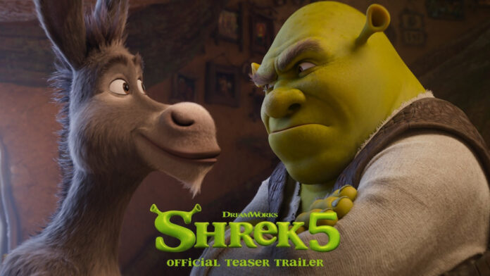 Shrek-5-teaser-trailer The first Shrek 5 teaser trailer is here. Watch Zendaya's debut as Felicia as Shrek, Fiona, and Donkey return for a new adventure.
