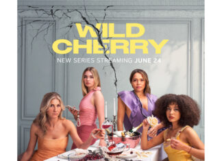 ‘Wild Cherry’ Is Now Streaming On Paramount+ And This UK Thriller Looks Like A Messy Good Time Key Art for Wild Cherry Season 1, featuring Eve Best as Juliet Lonsdale, Amelia May as Allegra Lonsdale, Carmen Ejogo as Lorna Gibbons and Imogen Faires as Grace Gibbons streaming on Paramount+