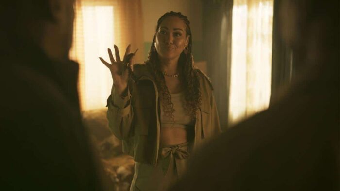 Cynthia Kaye McWilliams as Cathy Montgomery in Average Joe Season 2