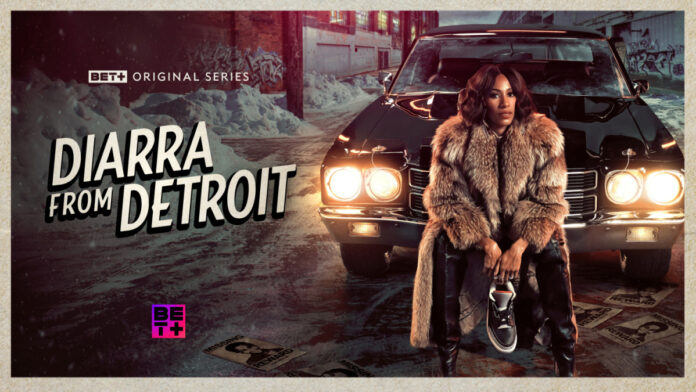 Official key art for Season 2 of "Diarra From Detroit," starring Diarra Kilpatrick, streaming on Paramount+.