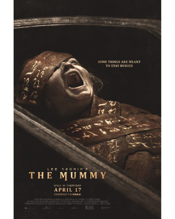 Official key art for "Lee Cronin's The Mummy," the horror film streaming on HBO Max. 