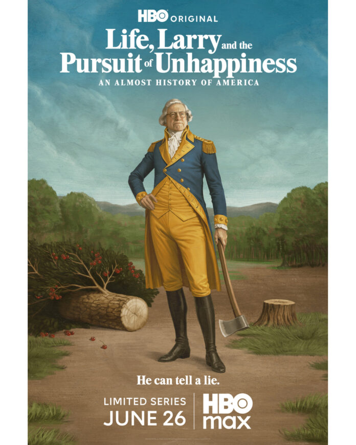 life-larry-and-the-pursuit-of-unhappiness-key-art-hbo-max Official key art for HBO's "Life, Larry And The Pursuit Of Unhappiness," premiering June 26 on HBO Max.