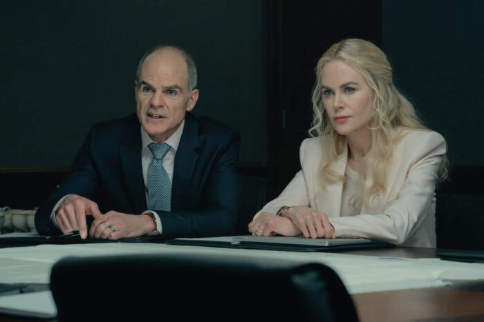 Michael Kelly as Byron Westfield and Nicole Kidman as Kaitlyn in Season 3, Episode 5 of "Lioness," streaming on Paramount+, 2026.