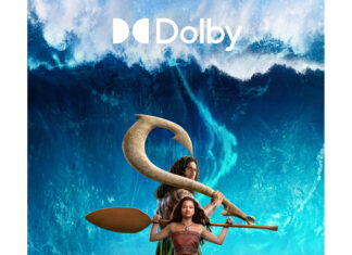 Disney’s Live-Action ‘Moana’ Looks Absolutely Stunning In Final Trailer Dolby Cinema poster for Disney's live-action Moana featuring Catherine Lagaʻaia as Moana standing on the ocean with Maui in the background.
