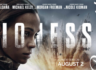 ‘Lioness’ Season 3 Trailer Teases Most Dangerous Mission Yet (L-R): Zoe Saldaña as Joe McNamara in the Key Art for in season 3 of Lioness, streaming on Paramount+, 2026.