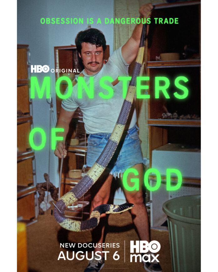 Monsters-of-God-key-art-hbo-max Key art for HBO's documentary series "Monsters Of God," exposing the global underground reptile smuggling trade.