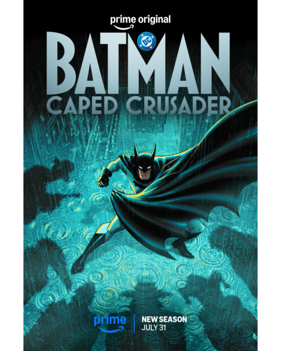 Batman in key art for the  animated series "Batman: Caped Crusader."
