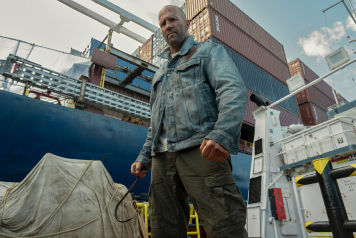 Jason Statham as Cole Reed in a production still from the action thriller "Mutiny" (2026).