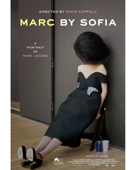 Key art for "Marc by Sofia," the A24 documentary directed by Sofia Coppola about fashion designer Marc Jacobs.