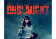 ‘Onslaught’ Trailer: A24’s Wild Horror Movie Looks Absolutely Insane Main poster for A24's Onslaught starring Adria Arjona, in theaters and IMAX on September 4.