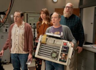 What’s New On HBO Max In July 2026 John Ross Bowie, Lauren Lapkus, Kevin Sussman, and Brian Posehn in "Stuart Fails to Save the Universe."