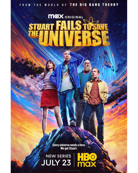 Key art for "Stuart Fails to Save the Universe," the HBO Max comedy series starring Kevin Sussman.