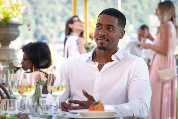 Derrick A. King as Nick in Tyler Perry's "Why Did I Get Married Again?" on Netflix.